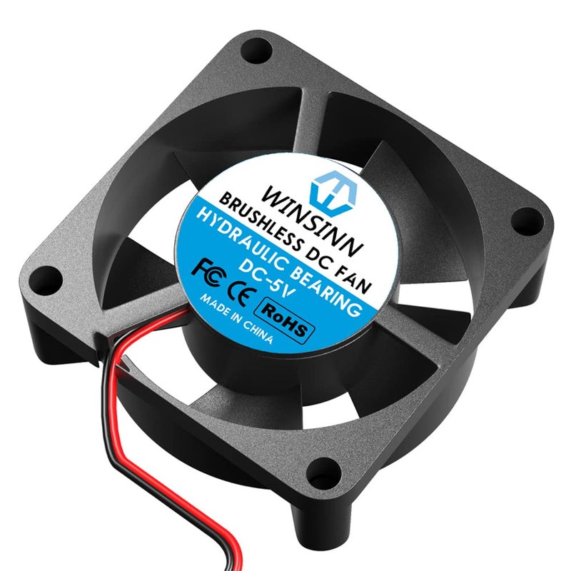 WINSINN 30mm 5V Fan - Hydraulic Bearing, 9000 RPM, 3010 Cooling Fan for Portable Devices, 30cm Cable with XH2.54-2PIN, Brushless 30x10mm (5Pcs) - Image 4